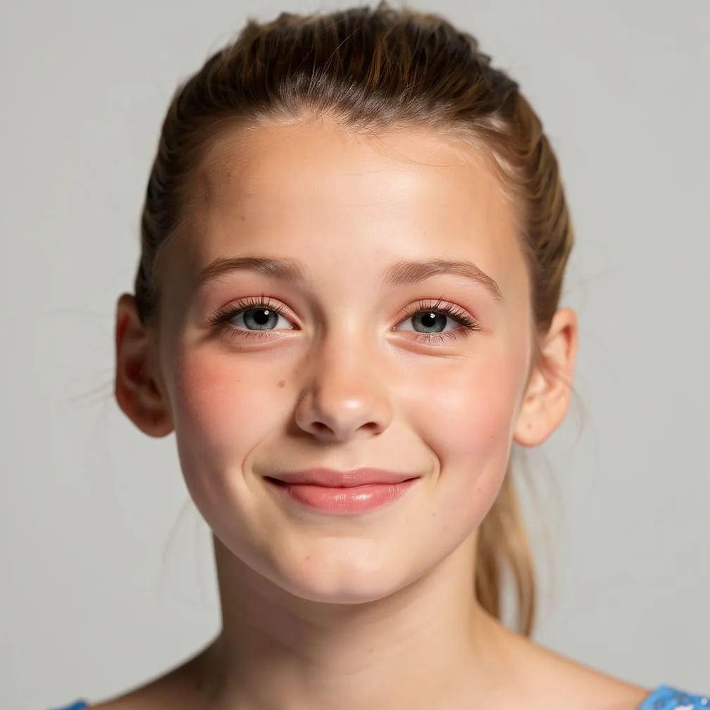 AI-generated baby prediction (Girl)